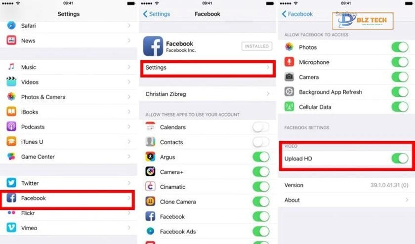 Up video chất lượng HD lên Facebook bằng điện thoại iPhone