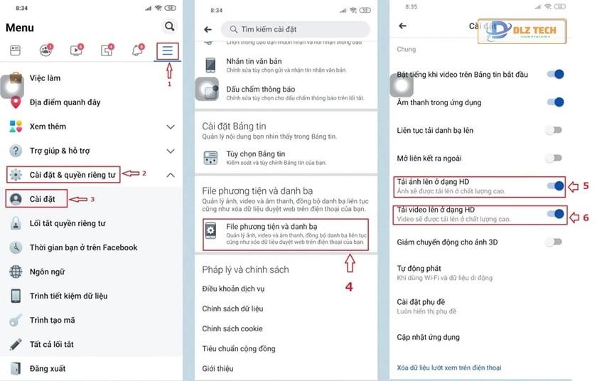 Cách đăng video lên Facebook không bị mờ bằng điện thoại Android