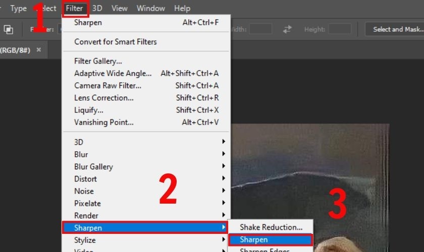 Chỉnh sửa ảnh trong Photoshop