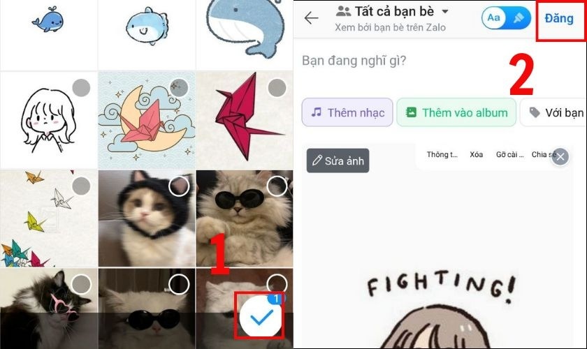 Cách đăng ảnh lên nhật ký Zalo đơn giản trên Android