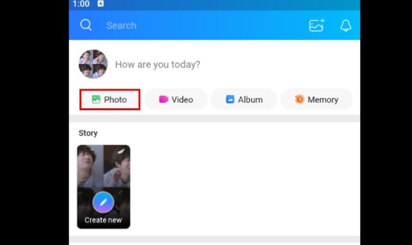 Chọn ảnh trên máy tính