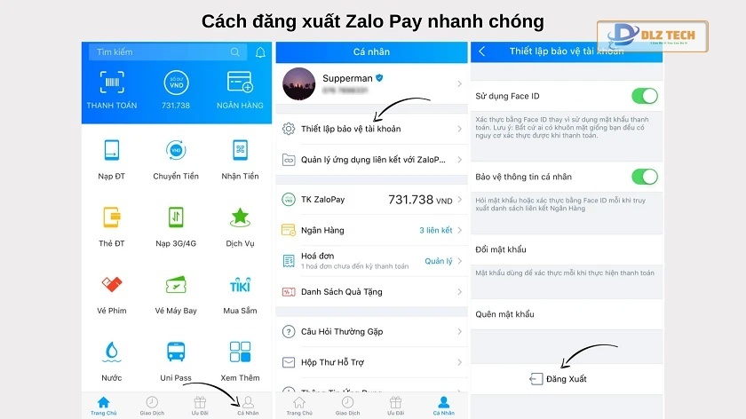 Chọn Thiết lập bảo vệ tài khoản