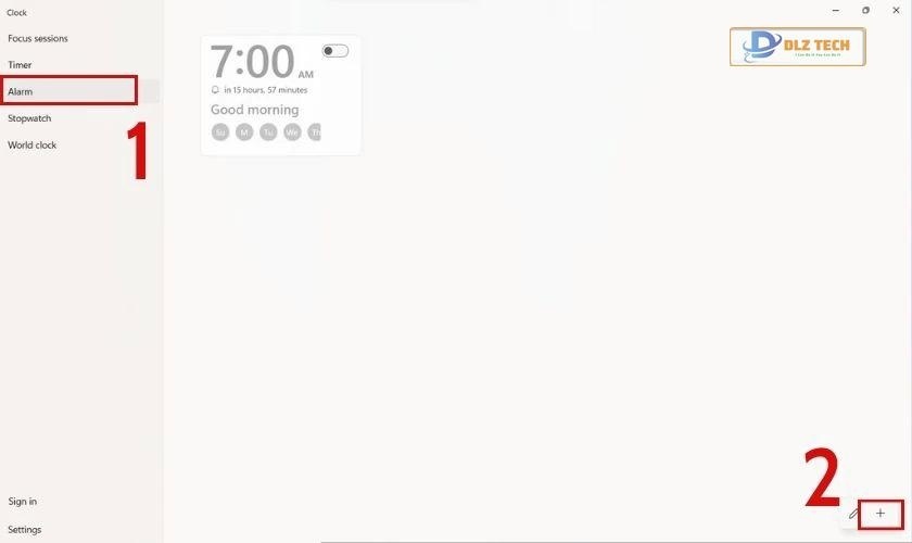 cài đồng hồ báo thức trên máy tính