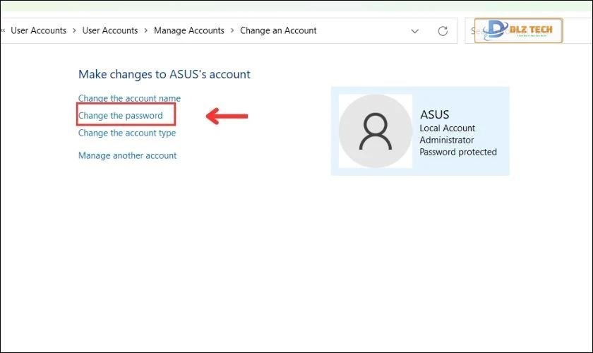 Thay đổi password trên máy tính nhanh chóng