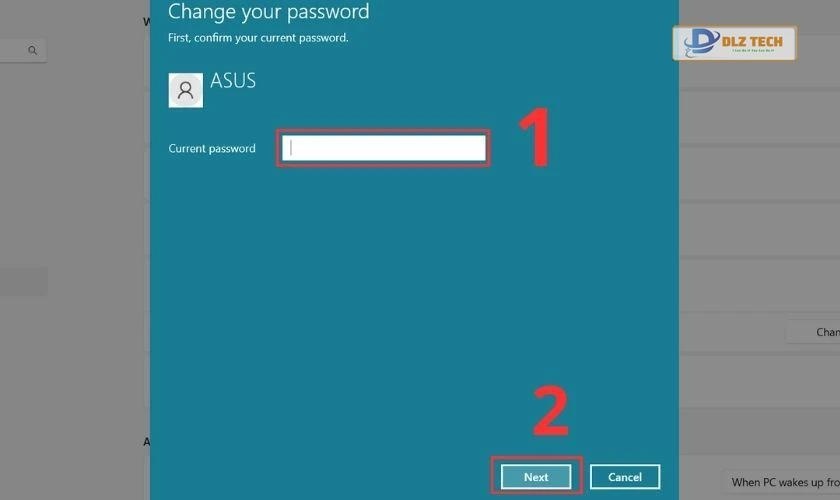 Hướng dẫn cài mật khẩu mới cho laptop ASUS