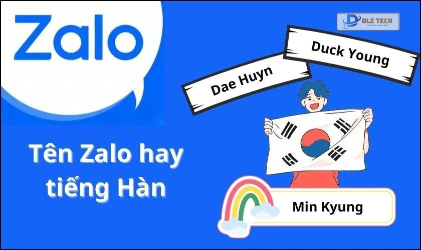 Tên Zalo tiếng Hàn