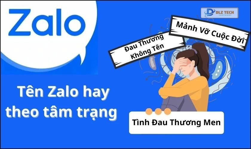 Tên Zalo thể hiện tâm trạng