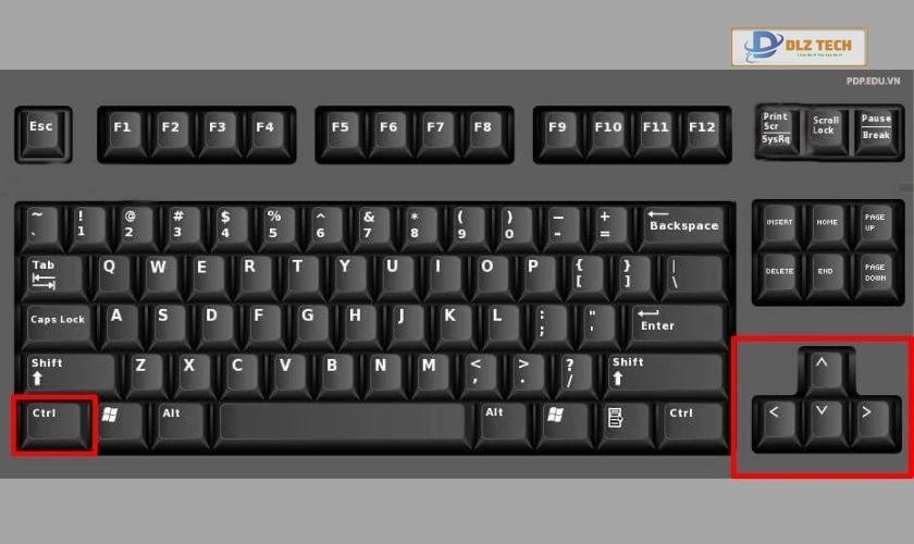 Cách di chuyển ảnh bằng bàn phím Windows