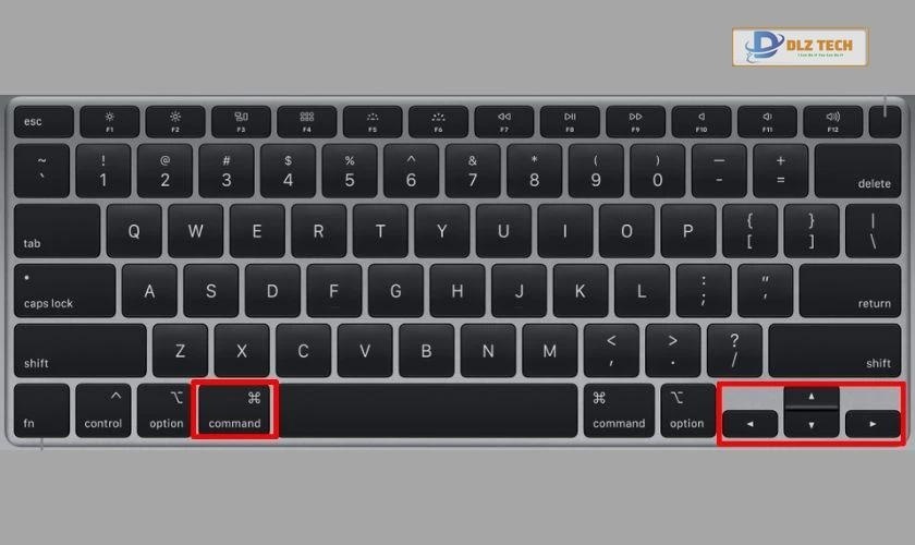 Cách di chuyển ảnh bằng bàn phím Mac