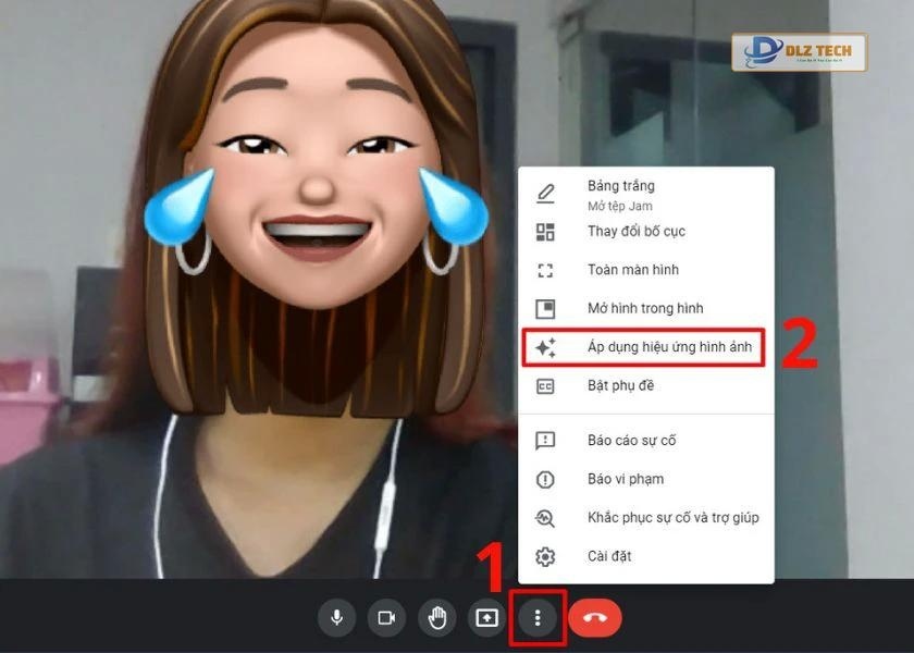 Cách đổi background trong Google Meet trên máy tính