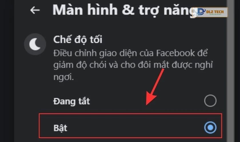 Cách đổi giao diện trên Facebook sang nền tối bằng máy tính