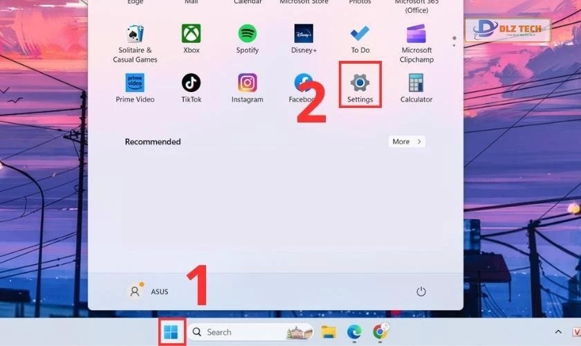 Đổi hình nền máy tính Win 11 qua Background