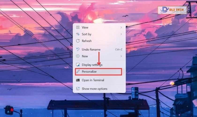 Đổi hình nền qua Theme trên Win 11