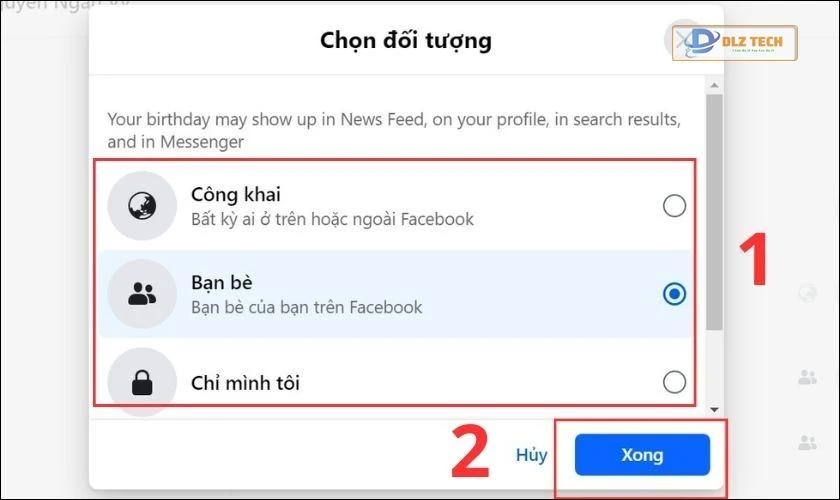 Hoàn tất kiểm soát người xem