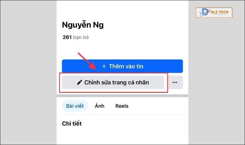Chỉnh sửa hồ sơ trên Facebook