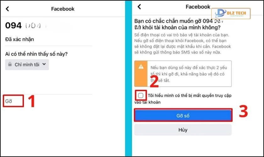 Tích vào ô đồng ý