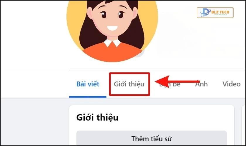 Chọn mục Giới thiệu
