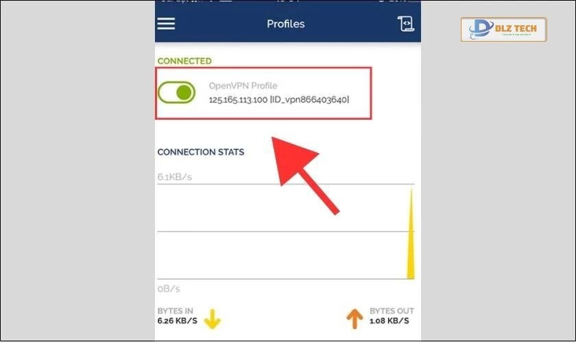 Bật công tắc Proxy trong OpenVPN
