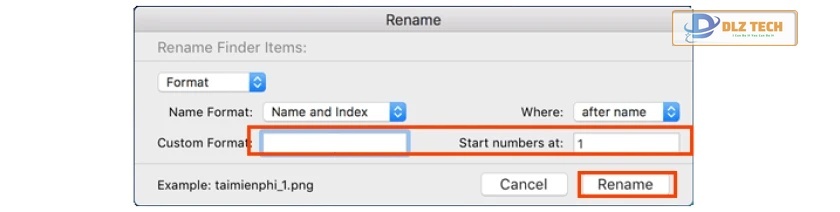 chuyển Replace Text sang Format