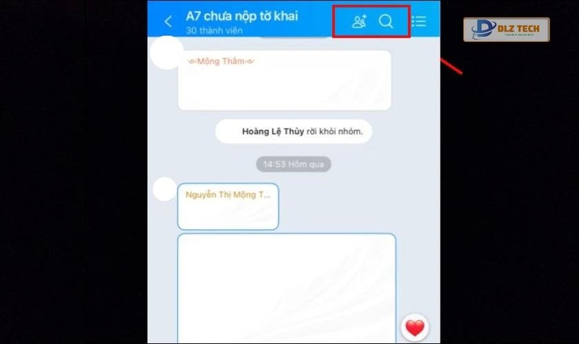 Cách đổi tên Zalo trong nhóm