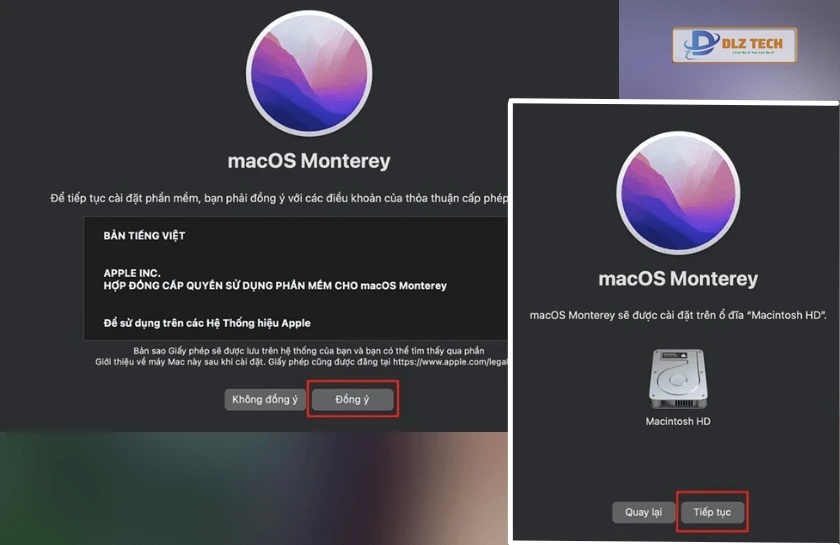 Các dòng máy được hỗ trợ sử dụng Mac os Monterey