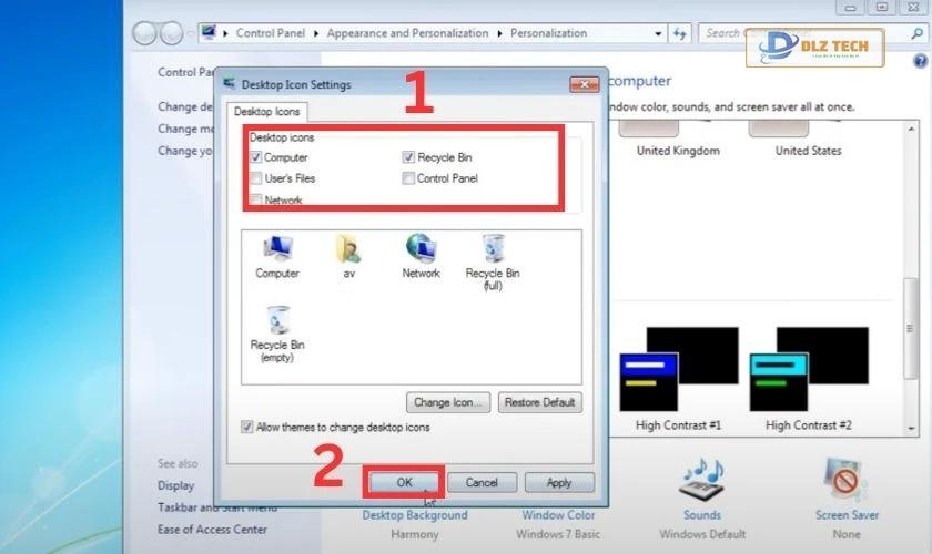 Chọn ứng dụng muốn đưa ra màn hình chính máy tính và nhấn Ok 