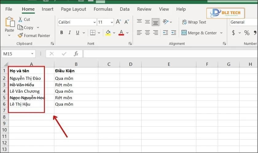 Kết quả sẽ được các ô chữ được gạch như hình 
