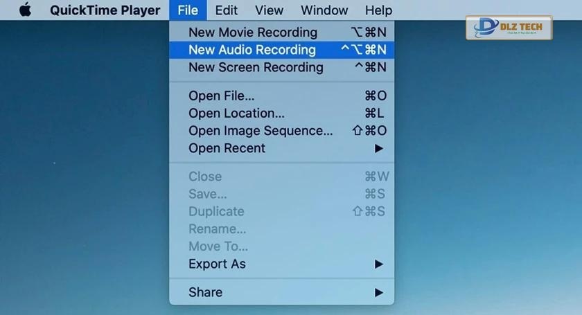 Hướng dẫn ghi âm trên Macbook bằng QuickTime Player