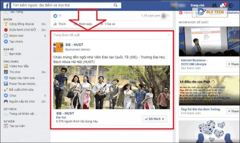 Quảng cáo Page Likes