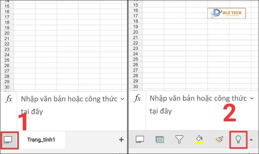 Cách chèn ảnh vào Excel trên điện thoại