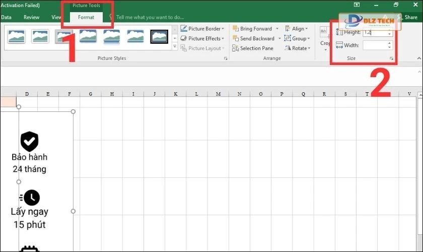 Cách chèn ảnh vào Excel vừa ô không bị vỡ