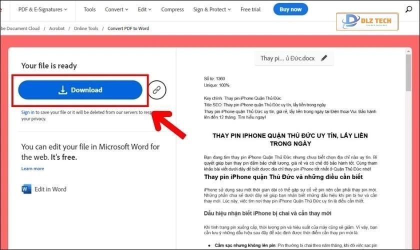 Tải file Word về máy