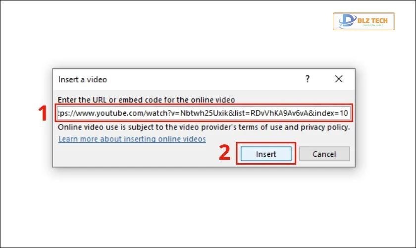 hướng dẫn cách chèn video youtube
