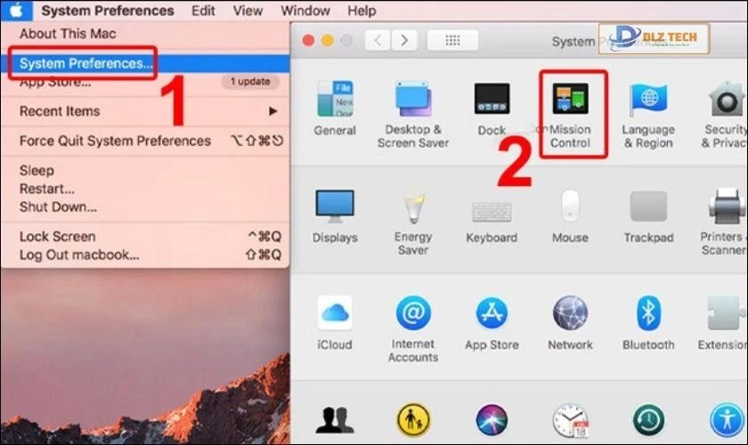 Cách chia đôi màn hình máy tính laptop Macbook 
