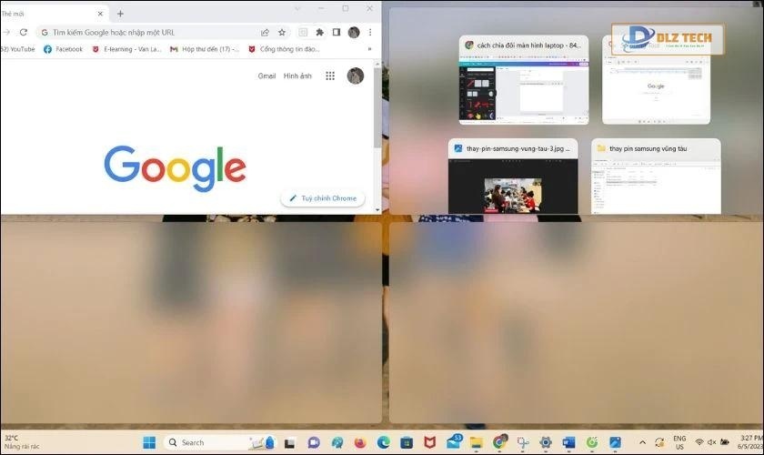 Cách chia màn hình laptop thành nhiều cửa sổ 