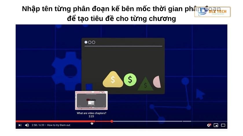 Cách thêm tiêu đề vào các chapter trên YouTube