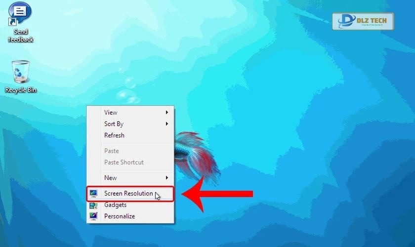 Chỉnh màn hình máy tính bị lệch sang trái, phải bằng cách đặt lại độ phân giải
