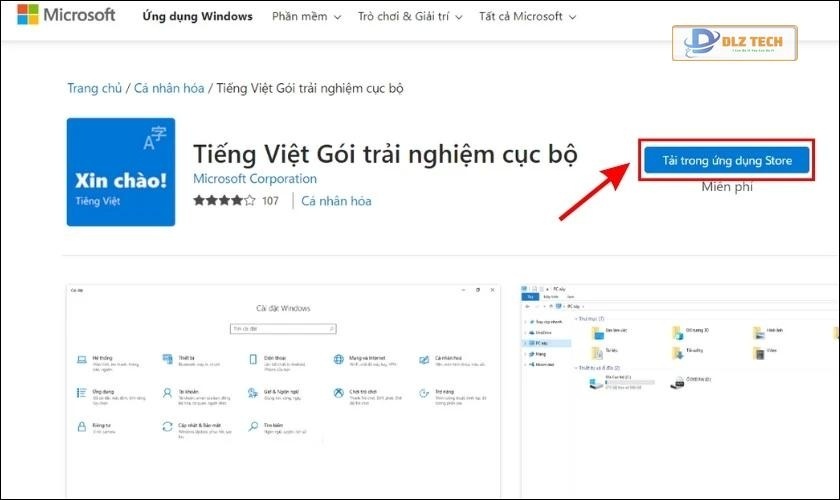 Cách chỉnh tiếng Việt trên laptop Windows bằng gói ngôn ngữ