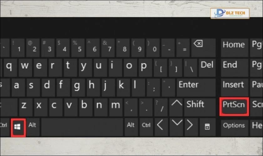 Cách chụp màn hình laptop bằng tổ hợp phím Windows + Prt