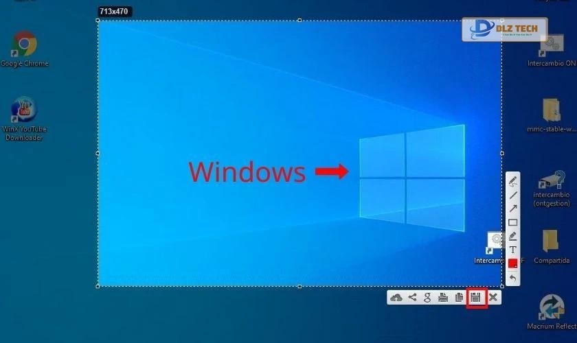 Lưu ảnh vừa chụp vào thư mục Picture