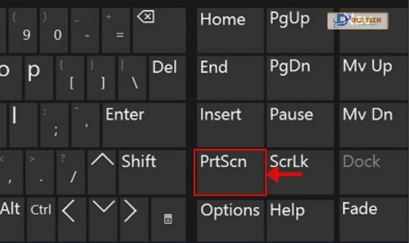 Dùng phím tắt Prtsc để chụp màn hình win 11