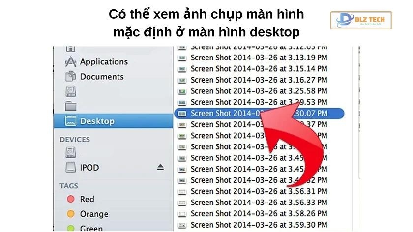 Cách xem ảnh mới chụp trên macOS
