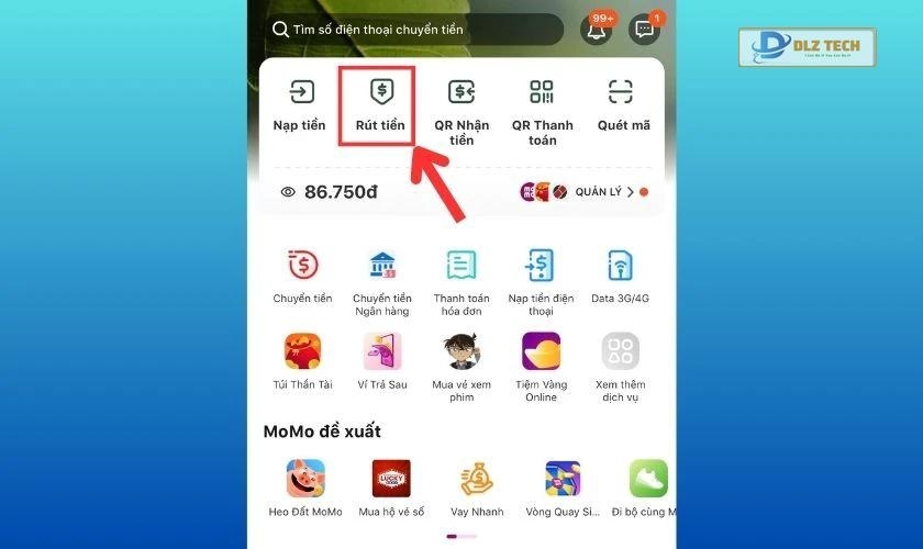 Cách chuyển tiền từ MoMo qua ZaloPay