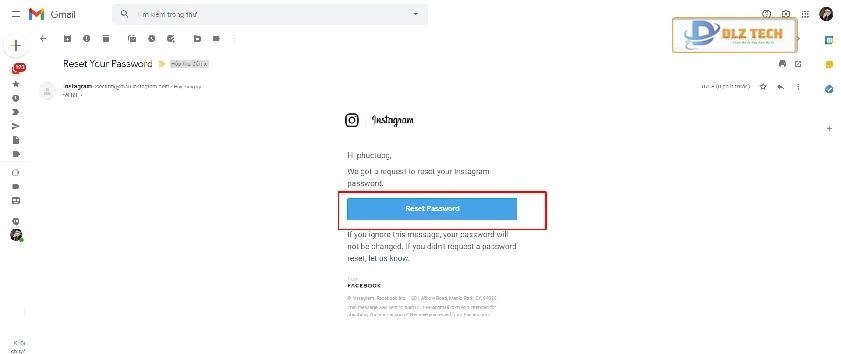 Nhấn vào đường link