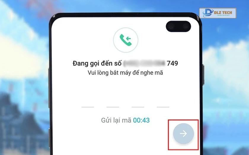 Nhập mã kích hoạt 4 số