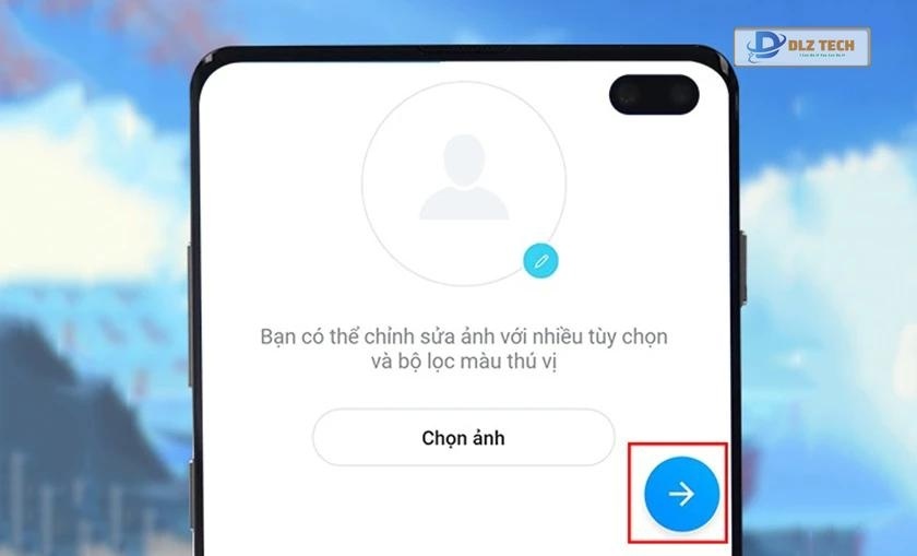 Chọn giới tính, nhập thông tin ngày sinh