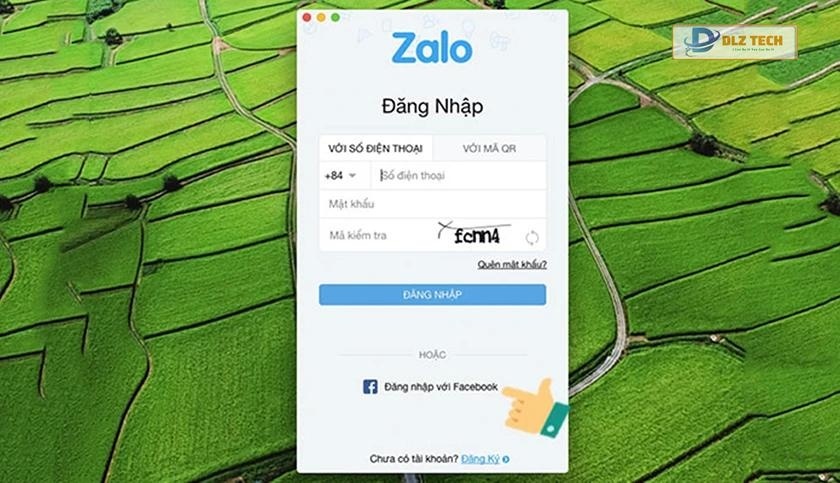 Đăng ký - Tạo tài khoản Zalo bằng Facebook