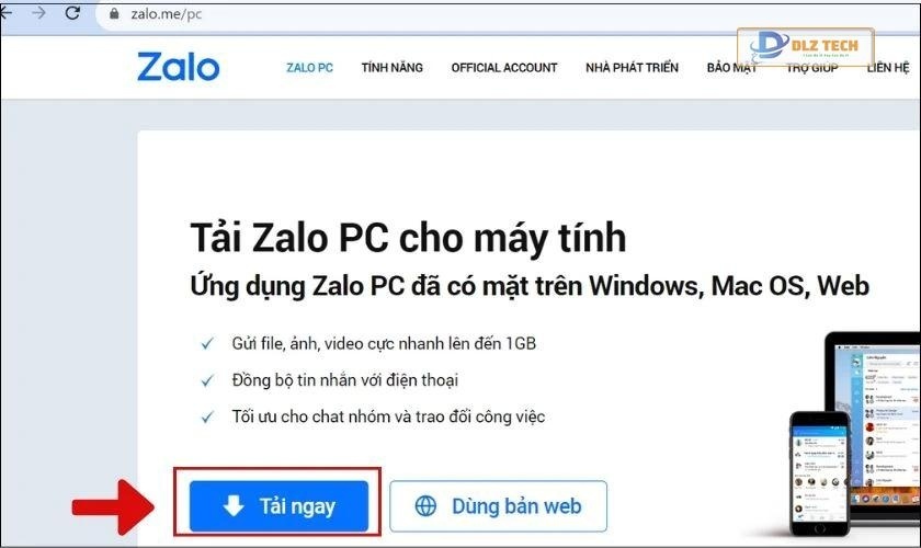 Tải Zalo phiên bản PC về máy tính