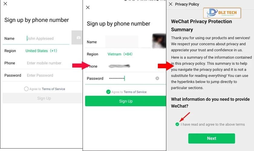 Hướng dẫn tạo tài khoản We chat nhanh chóng trên điện thoại