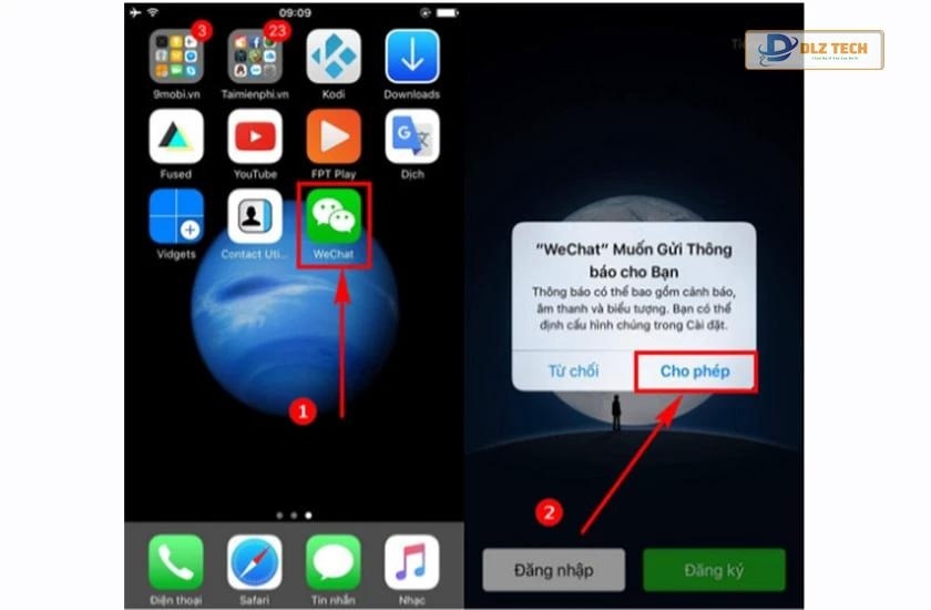 Cách đăng ký wechat không cần quét mã trên điện thoại